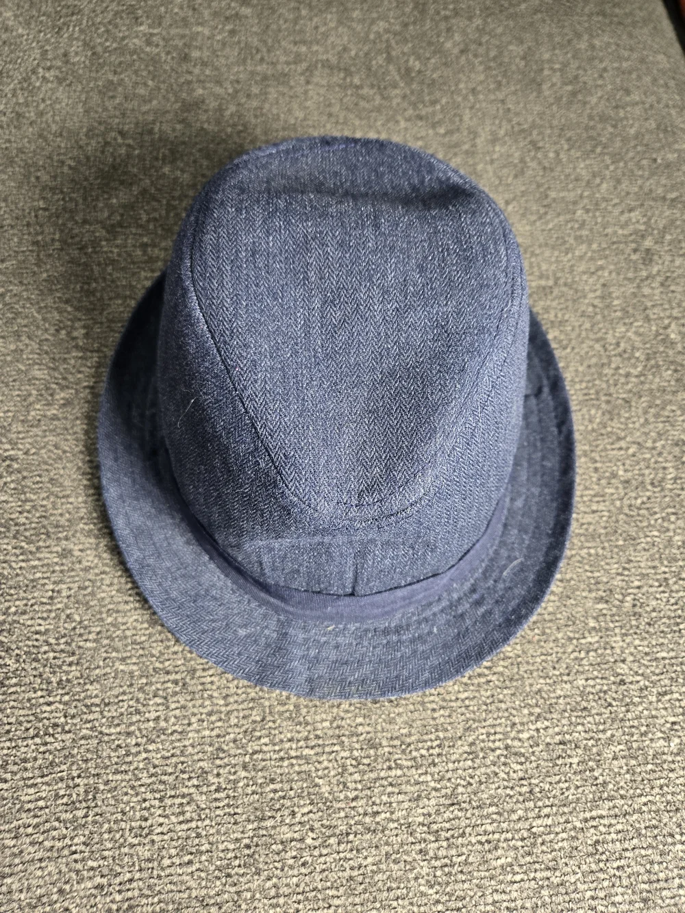 Boys Gymboree navy cotton blend bucket hat Fedora Hat